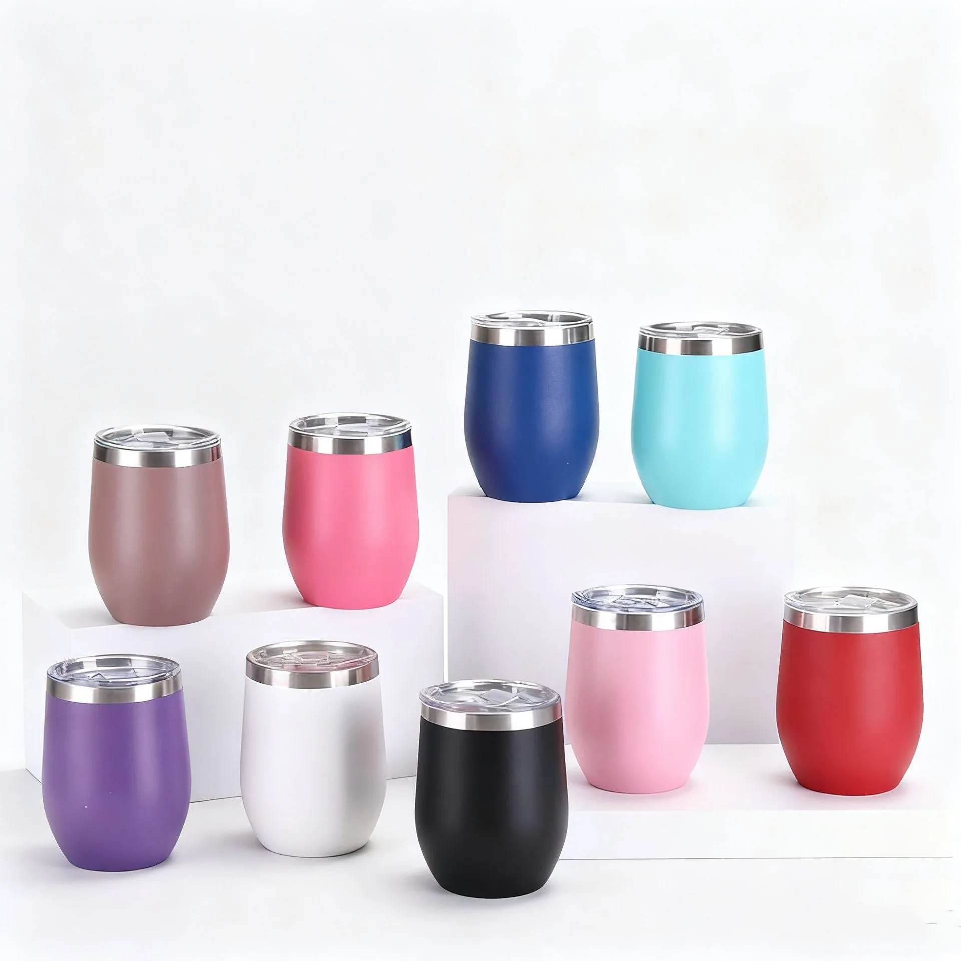 304 Stainless Steel Beer Tumbler with Egg-Shell Texture — 12oz / 350ml 2