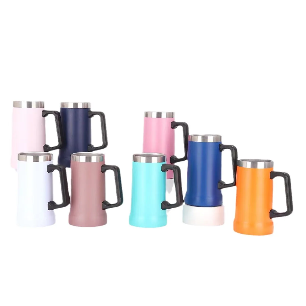304 Stainless Steel Beer Tumbler with Handle — 23oz / 680ml 5
