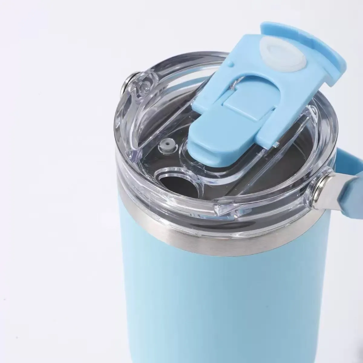 Stainless Steel Car Tumbler with Dual-Drink Lid — 30oz / 887ml 4