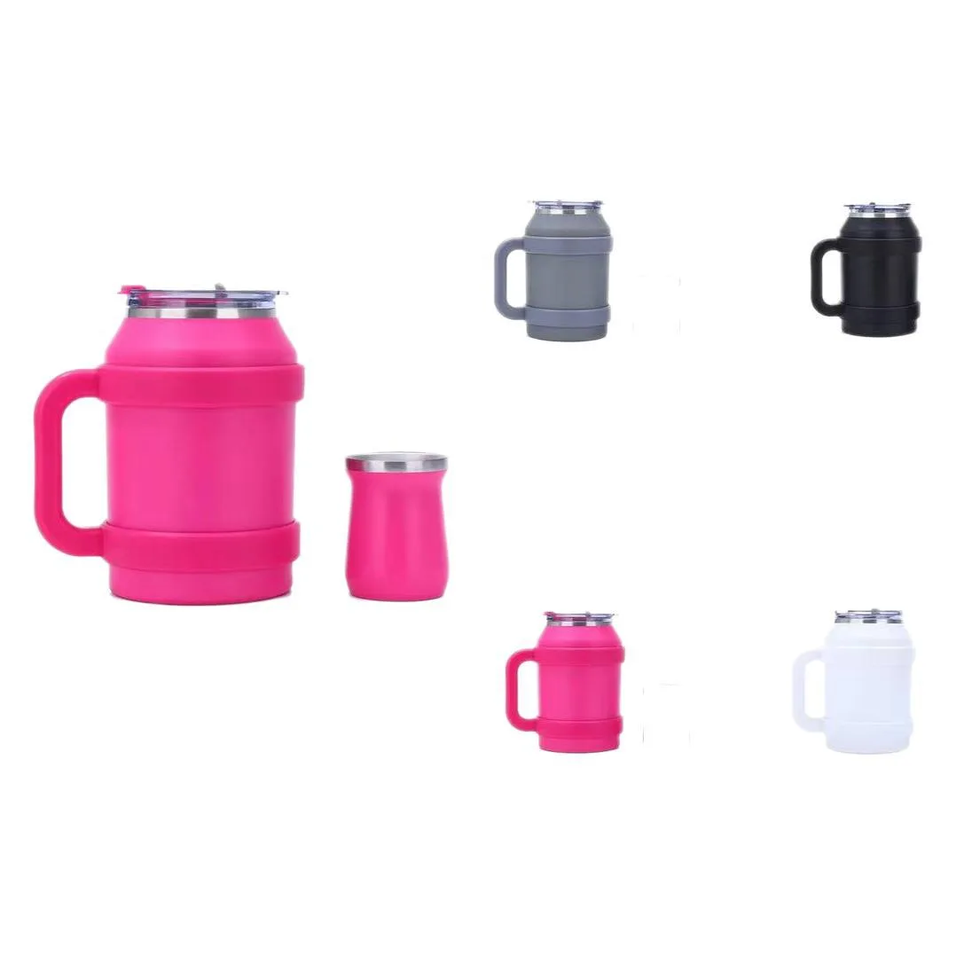 304 Stainless Steel Yerba Mate Cup Set — 50oz / 1479ml 5