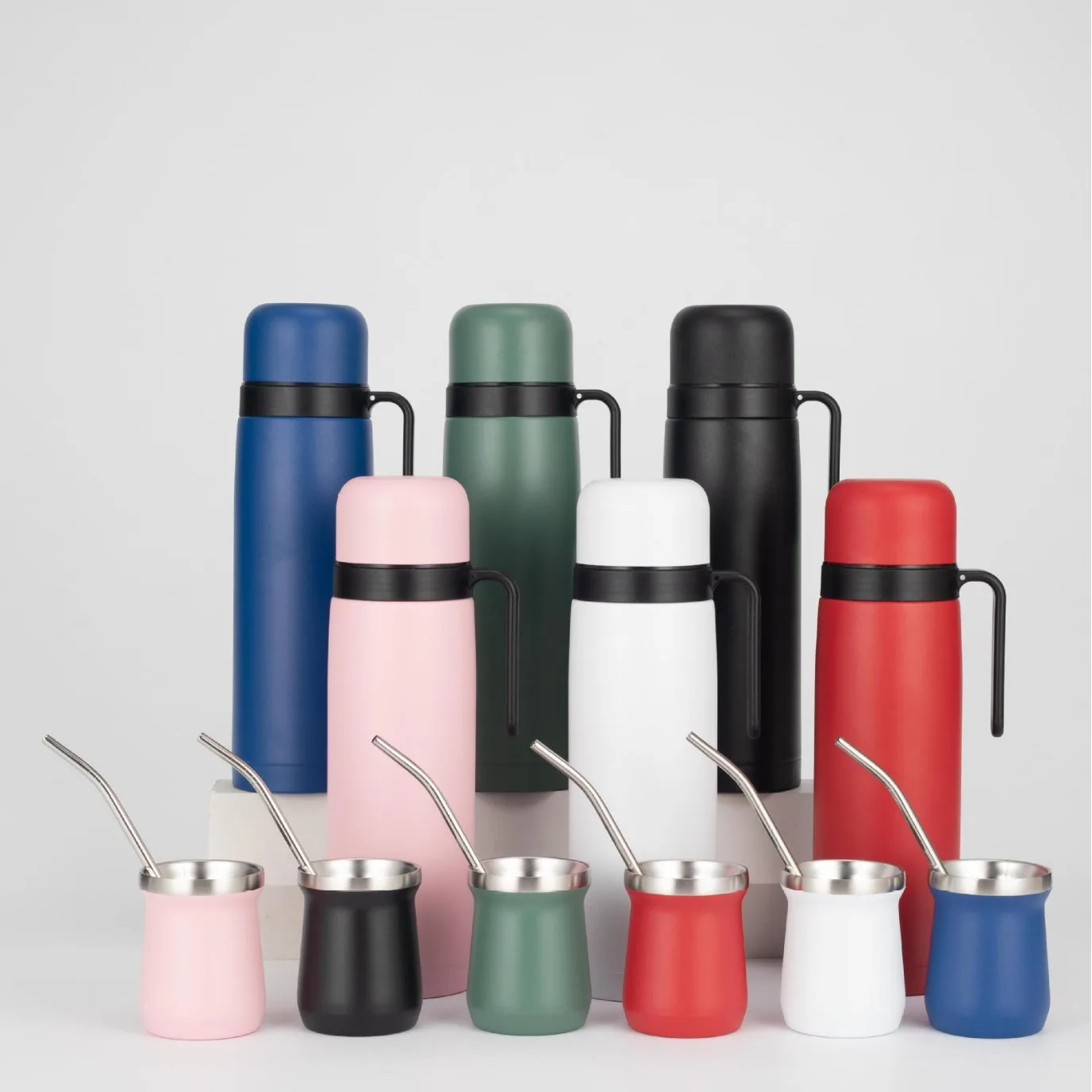 304 Stainless Steel Yerba Mate Cup Set — 800ml + 160ml 2