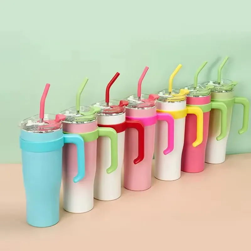 Stainless Steel Car Tumbler with Dual-Drink Lid 4