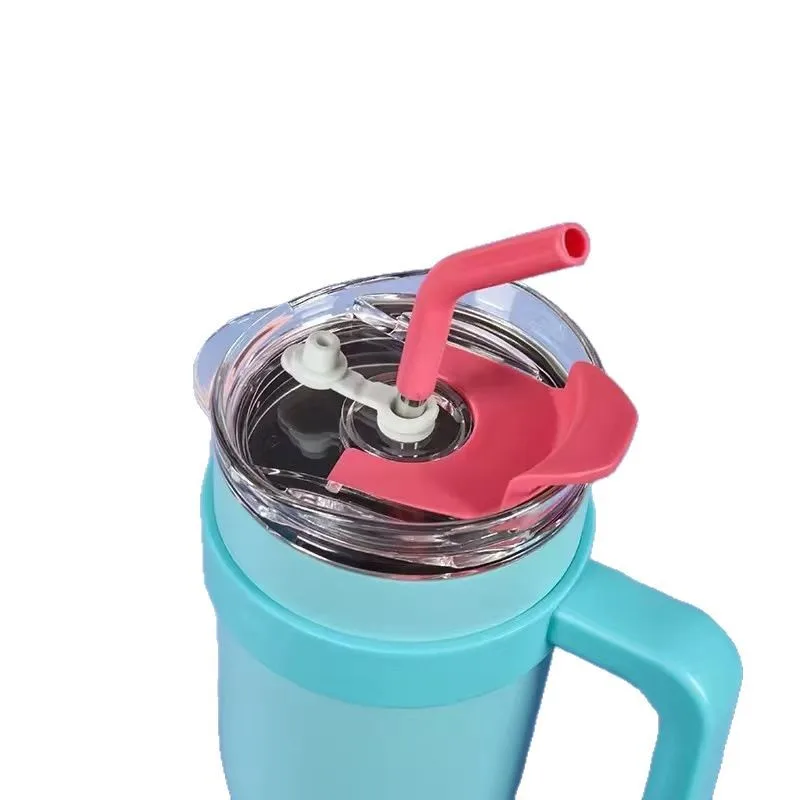 Stainless Steel Car Tumbler with Dual-Drink Lid 5