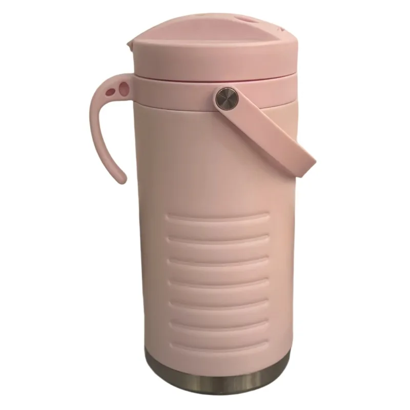 304 Stainless Steel Insulated Ice Bucket with Handle and Double Lid 4