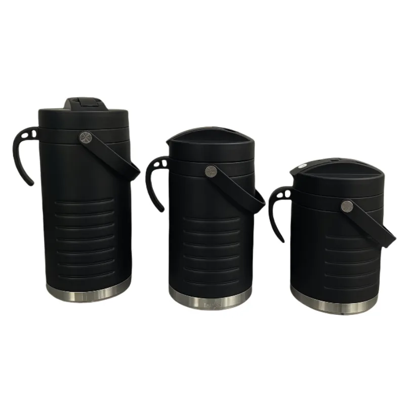 304 Stainless Steel Insulated Ice Bucket with Handle and Double Lid 5