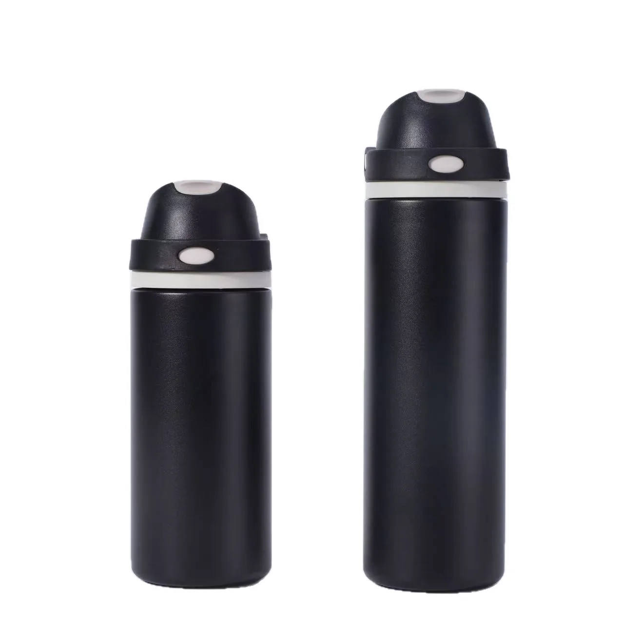 304 Stainless Steel Vacuum Flask with Handle & Dual-Drink Lid 5