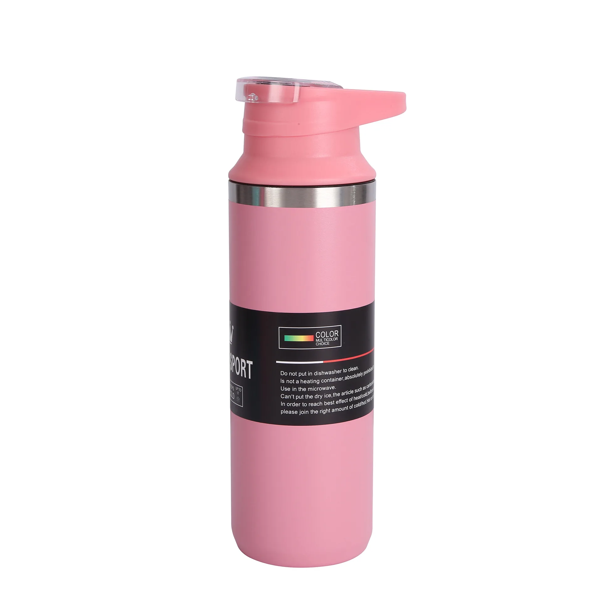 304 Stainless Steel Vacuum Flask with Handle 2